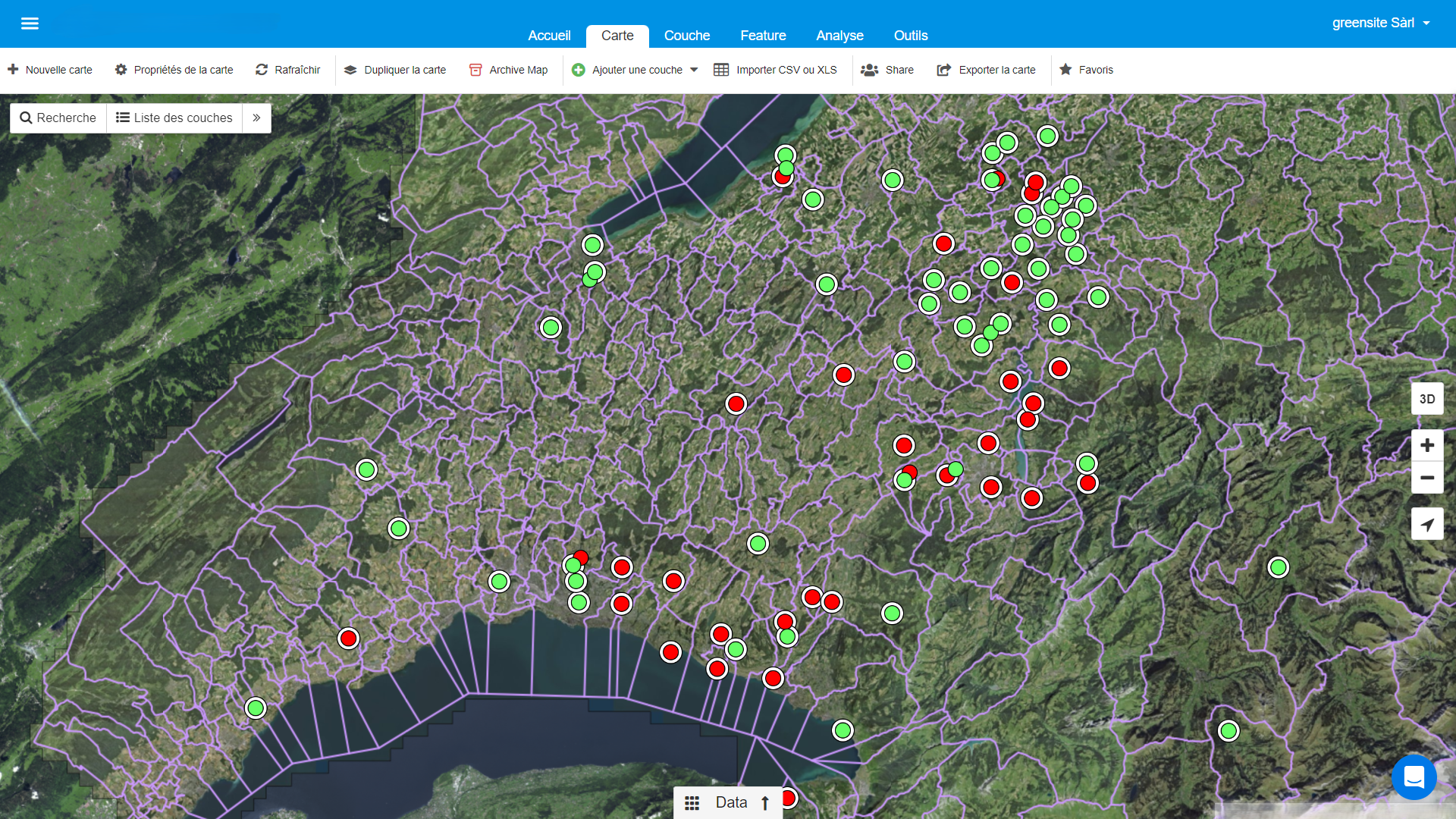 APPLICATION marketing map